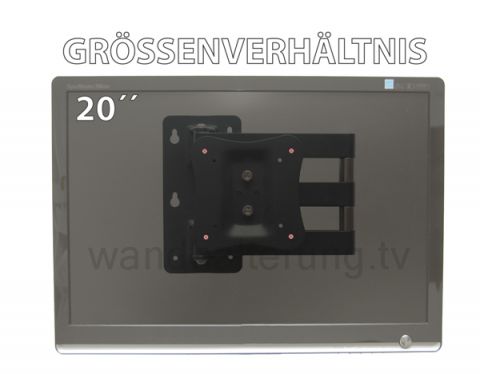 TV Wandhalterung Monitorhalterung schwenkbar - quipma 312 - VESA 75 100 200
